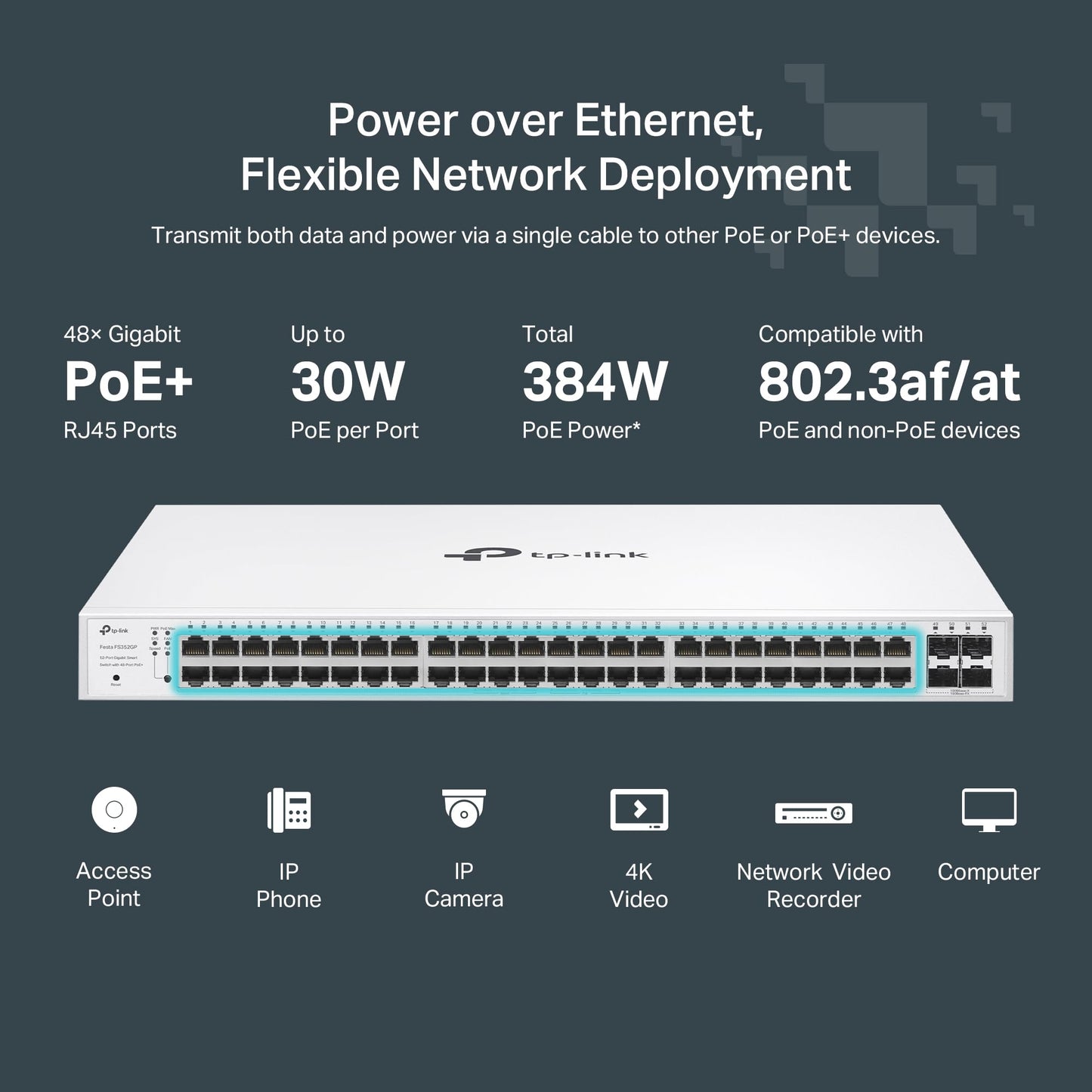 TP-Link TL-SG108S 8 Port Gigabit Ethernet Switch | Desktop/Wall-Mount | Plug & Play | Fanless | Sturdy Metal | 3 Year Manufacturer Warranty | 802.1p/DSCP QoS & IGMP Snooping | Compact Design