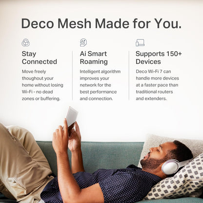 TP-Link Deco X55 AX3000 WiFi 6 Mesh System - Covers up to 6500 Sq.Ft, Replaces Wireless Router and Extender, 3 Gigabit Ports per Unit, Supports Ethernet Backhaul, Deco X55(3-Pack)