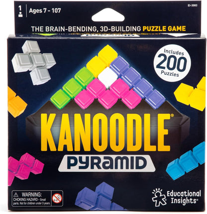 Educational Insights Kanoodle - 3D Brain Teaser Puzzles for Kids, Spatial Puzzle Games for Adults, Teens and Kids, Problem Solving Toys and Logic Puzzles, Single Player Games