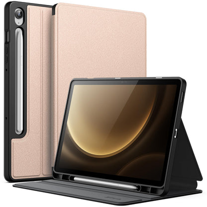 JETech Case for Samsung Galaxy Tab S10 Lite / S10 FE / S9 FE 10.9-Inch with S Pen Holder, Slim Folio Stand Protective Tablet Cover, Multi-Angle Viewing (Black)
