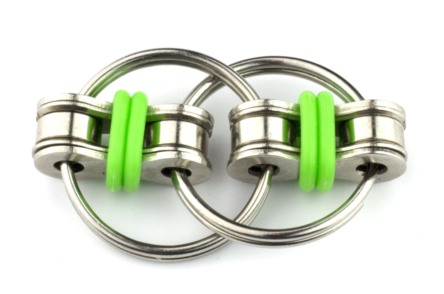 Tom's Fidgets Original Flippy Chain Fidget Toy - Perfect for ADHD, Anxiety, and Autism - Bike Chain Fidget Stress Reducer for Adults and Kids (Single Blue)