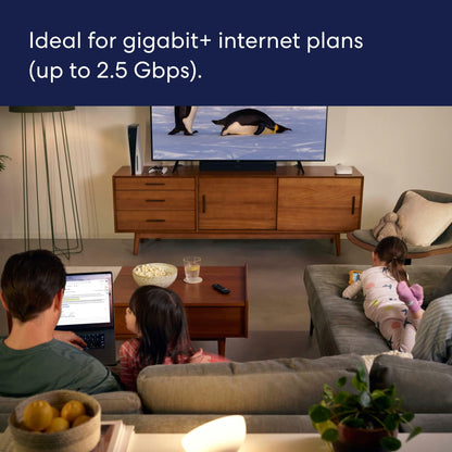 Amazon eero Pro 6E mesh wifi system - Supports internet plans up to 2.5 Gbps, Coverage up to 6,000 sq. ft., Connect 100+ devices, 3-pack