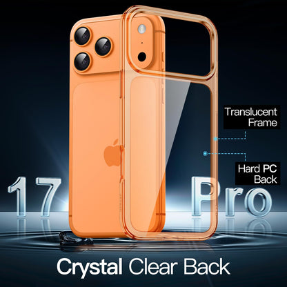 JETech Case for iPhone 17 Pro Max 6.9-Inch, Non-Yellowing Shockproof Phone Bumper Cover, Anti-Scratch Clear Back (Clear)