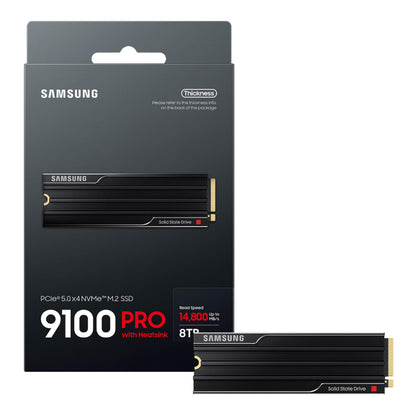 Samsung SSD 9100 PRO 2TB, PCIe 5.0x4 M.2 2280, Up to 14,700MB/s