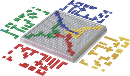 Mattel Games Blokus XL Board Games for Family Night, Brain Games for 2 to 4 Players, Oversized Board and Pieces (Amazon Exclusive)