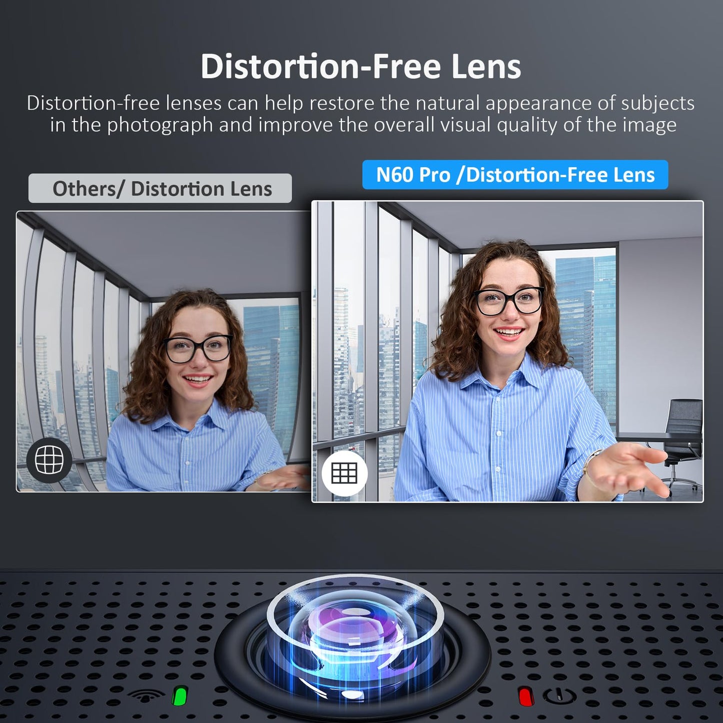 NexiGo N60 1080P Webcam with Microphone, Software Control & Privacy Cover, USB HD Computer Web Camera, Plug and Play, for Zoom/Skype/Teams, Conferencing and Video Calling