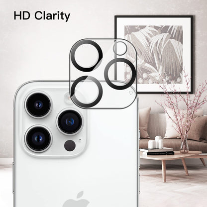 JETech Camera Lens Protector for iPhone 14 6.1-Inch and iPhone 14 Plus 6.7-Inch, 9H Tempered Glass, Anti-Scratch, Case Friendly, Does Not Affect Night Shots, HD Clear, 3-Pack