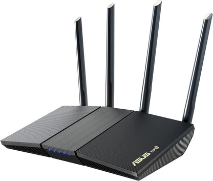 ASUS RT-AX3000S Dual Band WiFi 6 Extendable Router, Instant Guard, Parental Control Scheduling, Built-in VPN, AiMesh Compatible