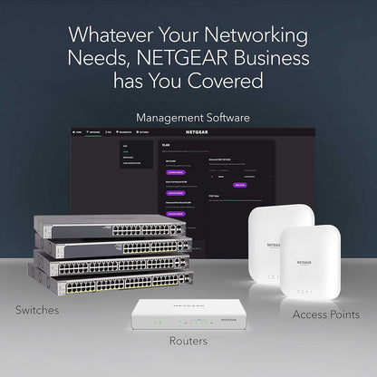 NETGEAR 10-Port Gigabit/10G Ethernet Unmanaged Switch (GS110MX) - with 8 x 1G, 2 x 10G/Multi-gig, Desktop, Wall or Rackmount, and Limited Lifetime Protection