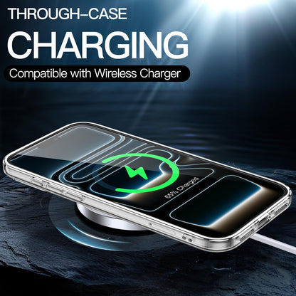 JETech Case for iPhone 17 Pro Max 6.9-Inch, Non-Yellowing Shockproof Phone Bumper Cover, Anti-Scratch Clear Back (Clear)