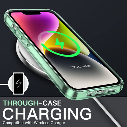 JETech Case for iPhone 14 6.1-Inch, Non-Yellowing Shockproof Phone Bumper Cover, Anti-Scratch Clear Back (Clear)