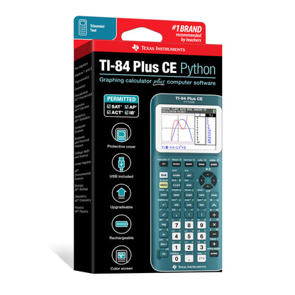 Texas Instruments TI-84 Plus CE Color Graphing Calculator, Black