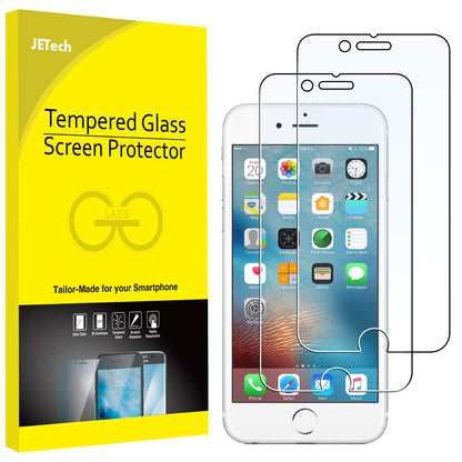 JETech Screen Protector for iPhone 8 Plus and iPhone 7 Plus 5.5-Inch, Tempered Glass Film, 2-Pack