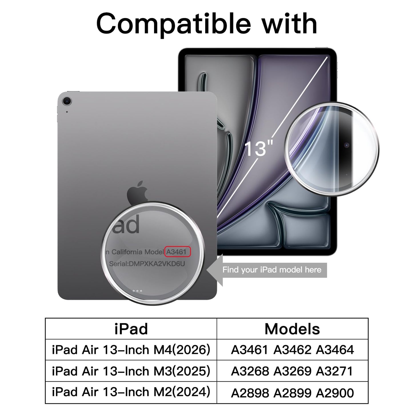 JETech Screen Protector for iPad (A16) 11th/10th Generation (2025/2022), 9H Tempered Glass Film, HD Clear, 2-Pack
