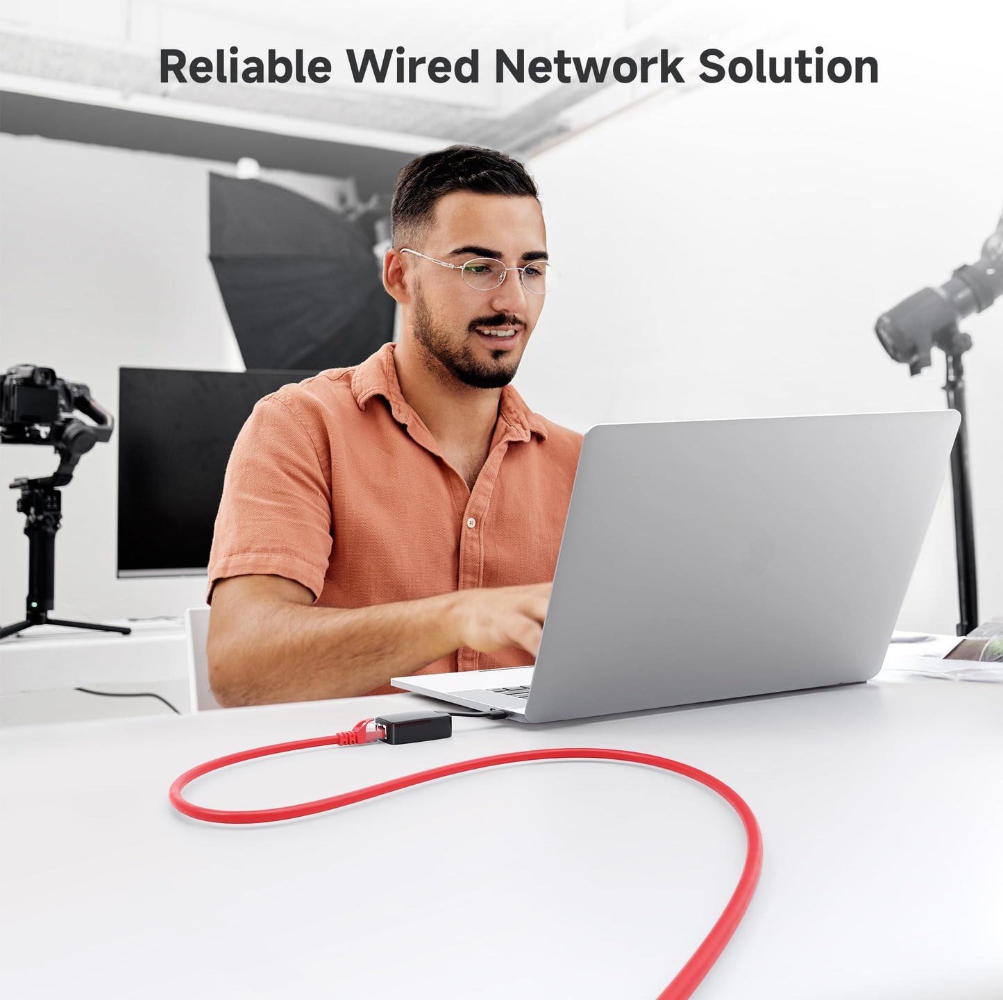 Cable Matters 10Gbps Snagless Cat 6 Ethernet Cable - 20ft, Cat 6 Cable, Cat6 Cord, Ethernet Cord, Black