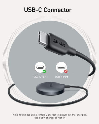Anker MagSafe Charger Pad Compatible, MagGo iPhone 16 Wireless Charging Pad, Qi2 Certified 15W Wireless Charger for iPhone 16/16 Plus/16 Pro/16 Pro Max/15/14/13/12 Series (White, No Adapter)