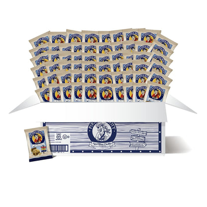 Pirate's Booty Aged White Cheddar Cheese Puffs, 60ct, 0.5oz Individual Size Bags, Gluten Free, Healthy Kids Snacks, 100 Calorie Packs