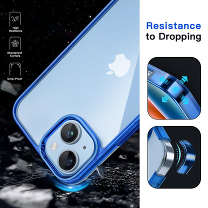 JETech Case for iPhone 14 6.1-Inch, Non-Yellowing Shockproof Phone Bumper Cover, Anti-Scratch Clear Back (Clear)