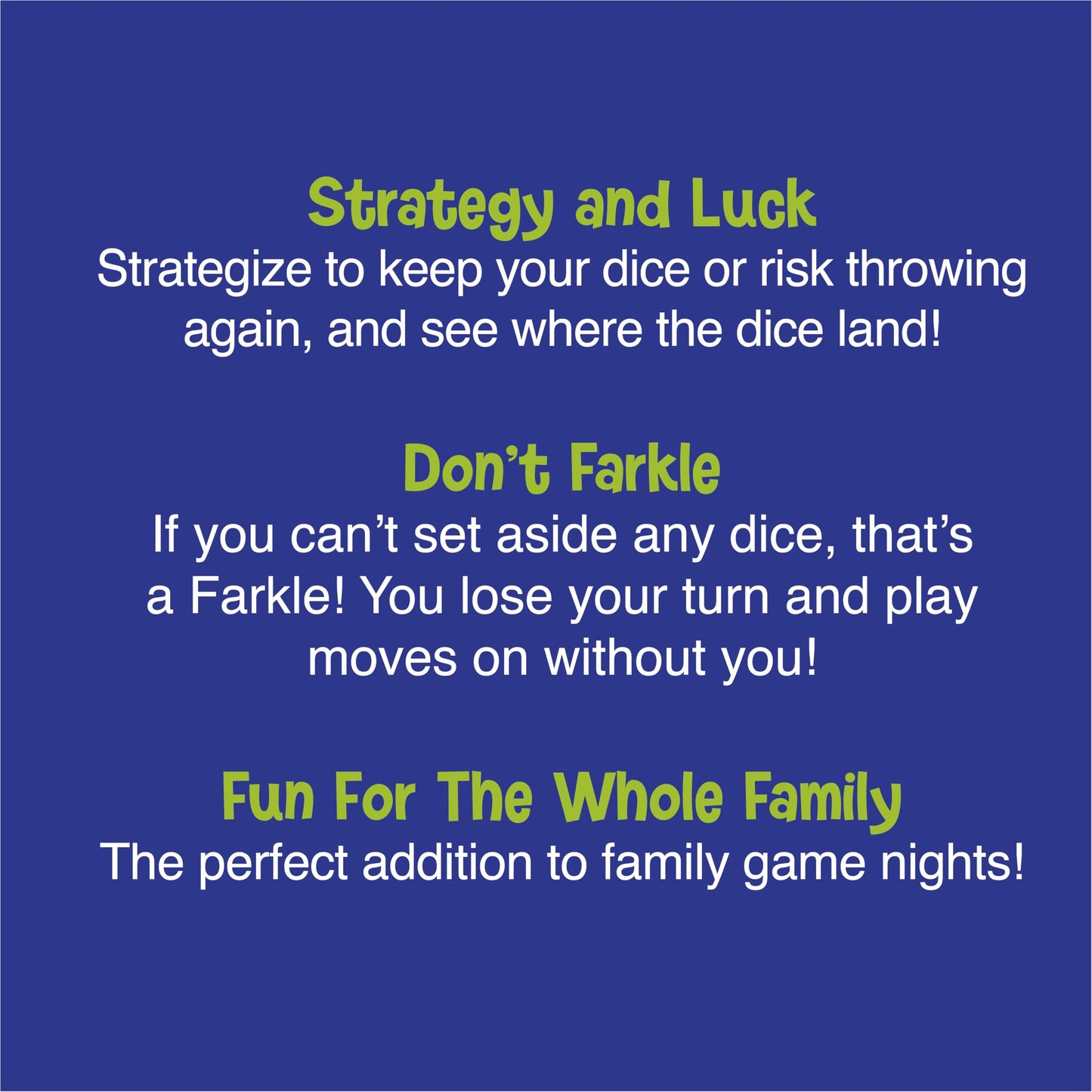 Farkle Classic Dice Games – Kids, Family Games, Travel Game, Adult Games, Board Game, Dice Cup, Dice Set, Farkle Score Sheets Included, Ages 8+