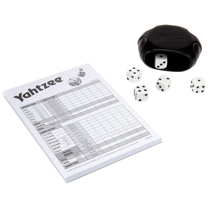 Hasbro Gaming Yahtzee Game, Fast-Playing Dice Games for Kids, Teens, and Adults, Strategy Games, Family Games for Kids, 2 or More Players, Ages 8 and Up