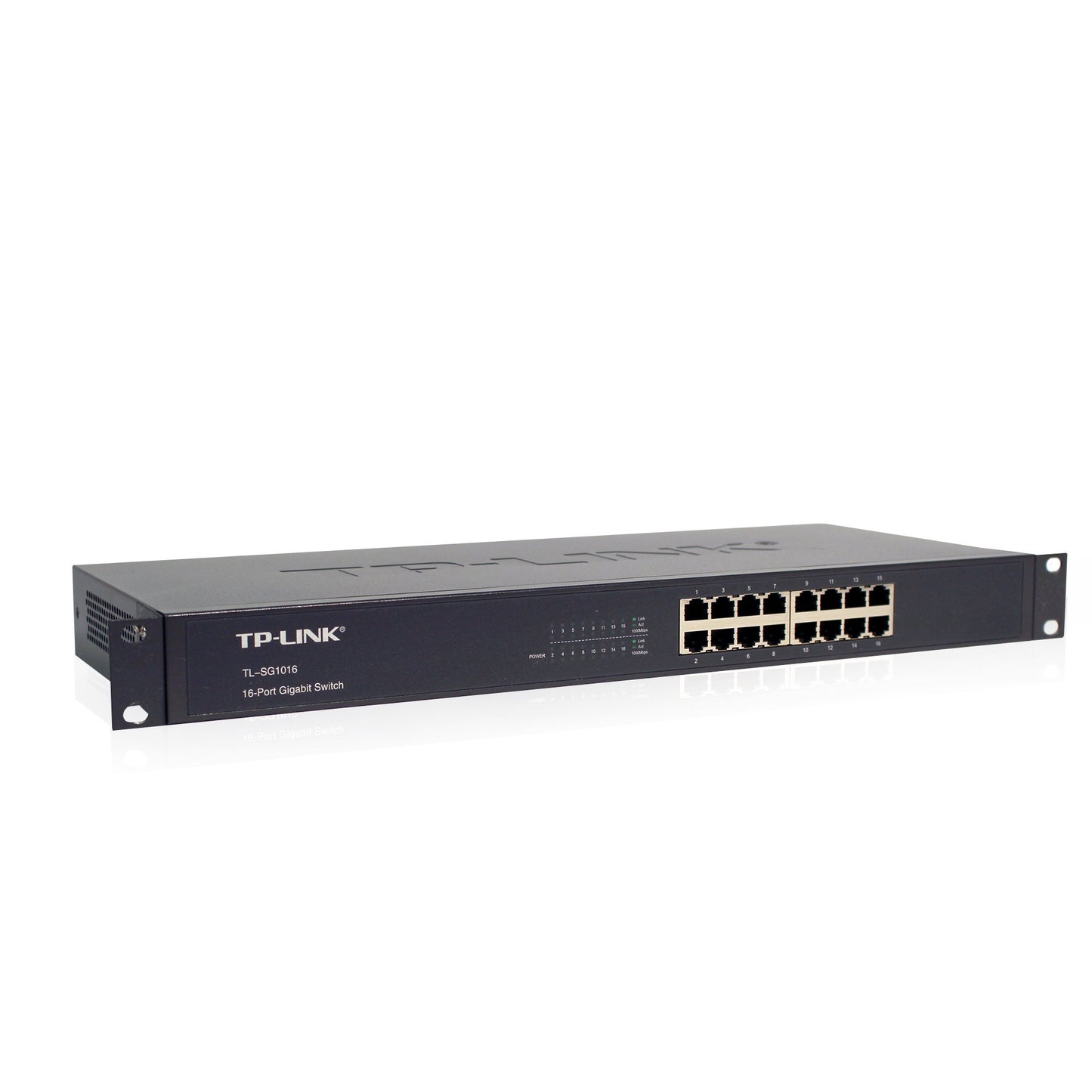 TP-Link TL-SG1024 | 24 Port Gigabit Ethernet Switch | Plug and Play | Sturdy Metal w/Shielded Ports | Rackmount | Fanless | 3 Year Manufacturer Warranty | Unmanaged, Black