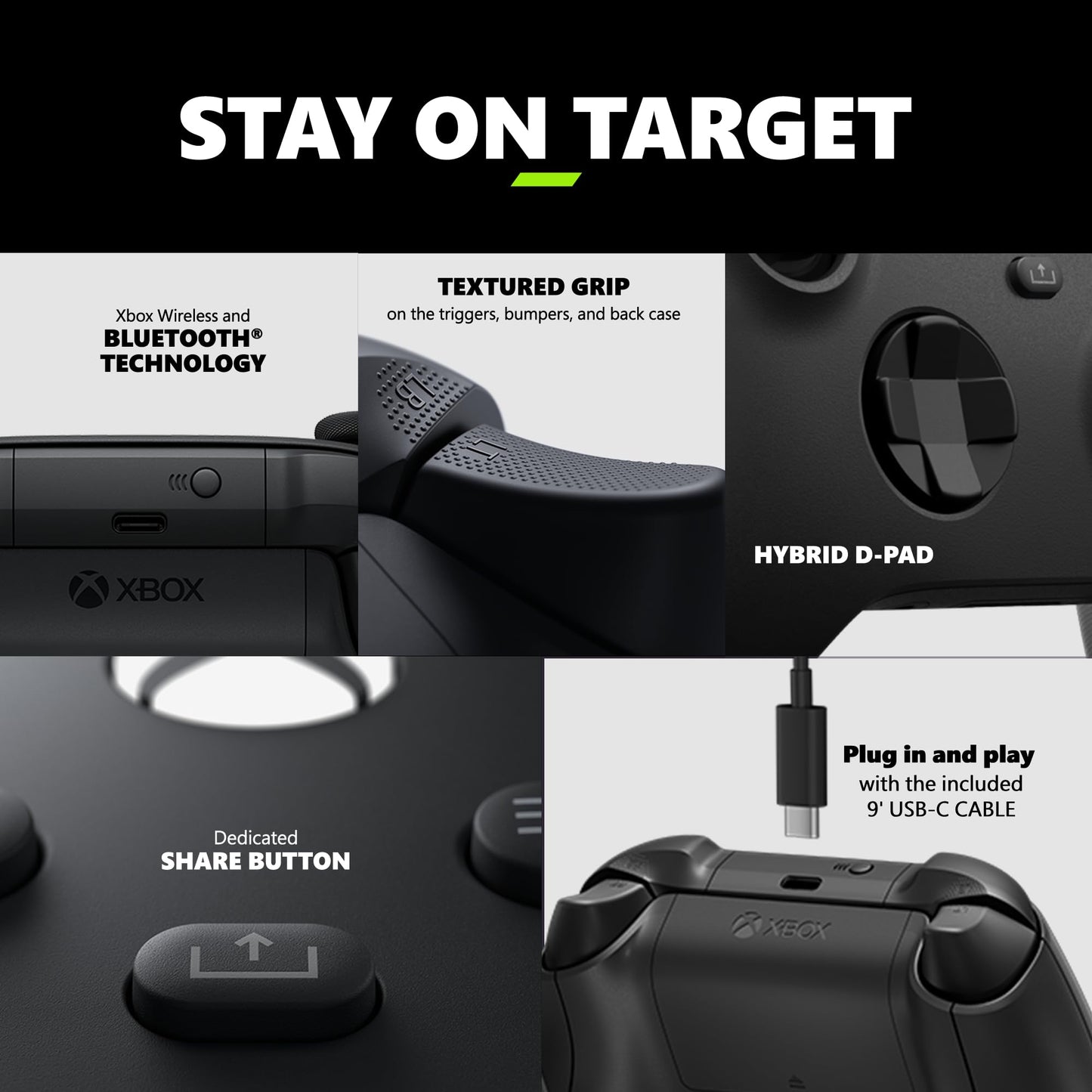 Xbox Wireless Gaming Controller | Storm Breaker Special Edition | Console, PC, and Android | Textured Grip | Wireless, Bluetooth, USB-C Connectivity
