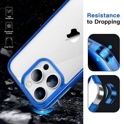 JETech Case for iPhone 14 6.1-Inch, Non-Yellowing Shockproof Phone Bumper Cover, Anti-Scratch Clear Back (Clear)