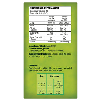 Benefiber Daily Prebiotic GLP-1 Friendly Fiber Supplement Powder for Digestive Health, Unflavored - 250 Teaspoons (17.6 Ounces)
