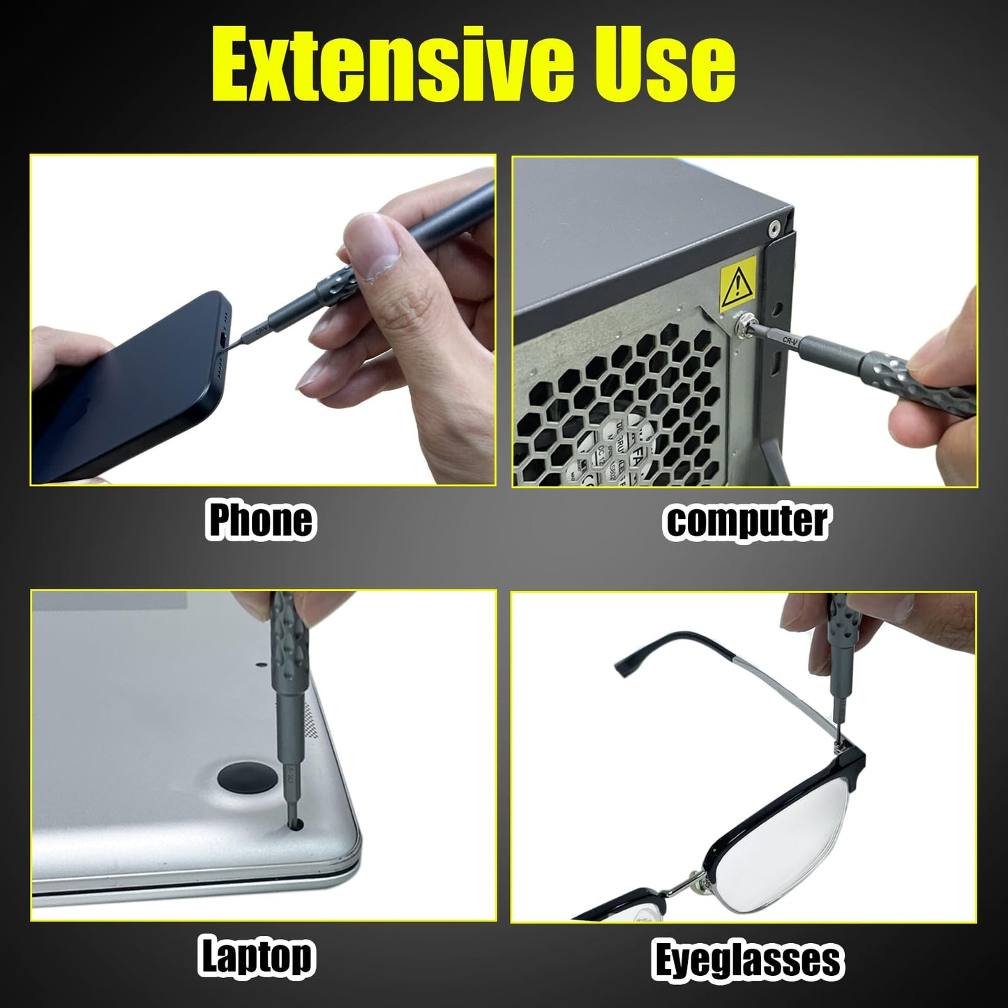 Kaisi 136 in 1 Electronics Repair Tool Kit Professional Precision Screwdriver Set Magnetic Drive Kit with Portable Bag