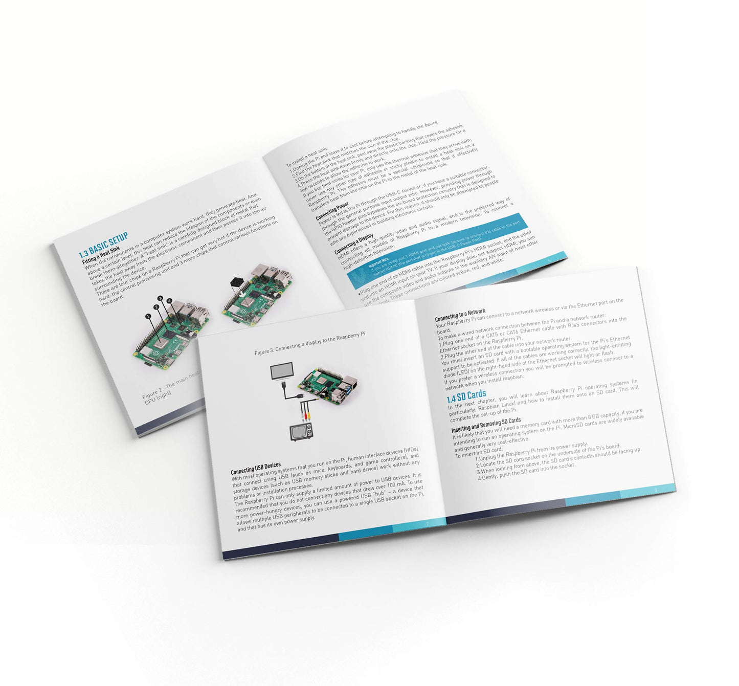 Vilros Basic Starter Kit for Raspberry Pi 4 with Fan Cooled ABS Case-Includes Raspberry Pi 4 Board and 7 Accessories (4GB, Clear Transparent Case)