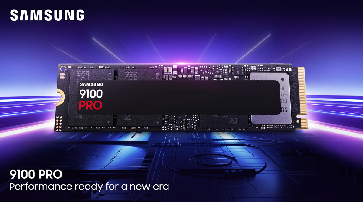 Samsung SSD 9100 PRO 2TB, PCIe 5.0x4 M.2 2280, Up to 14,700MB/s