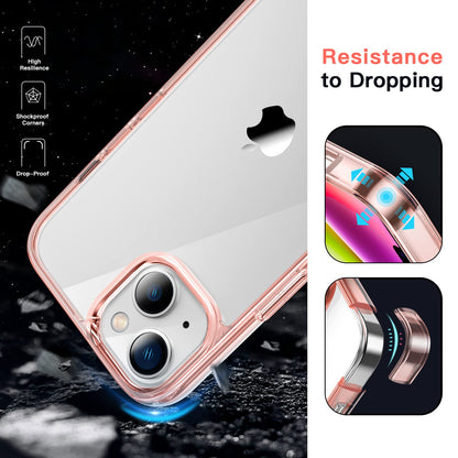 JETech Case for iPhone 14 6.1-Inch, Non-Yellowing Shockproof Phone Bumper Cover, Anti-Scratch Clear Back (Clear)