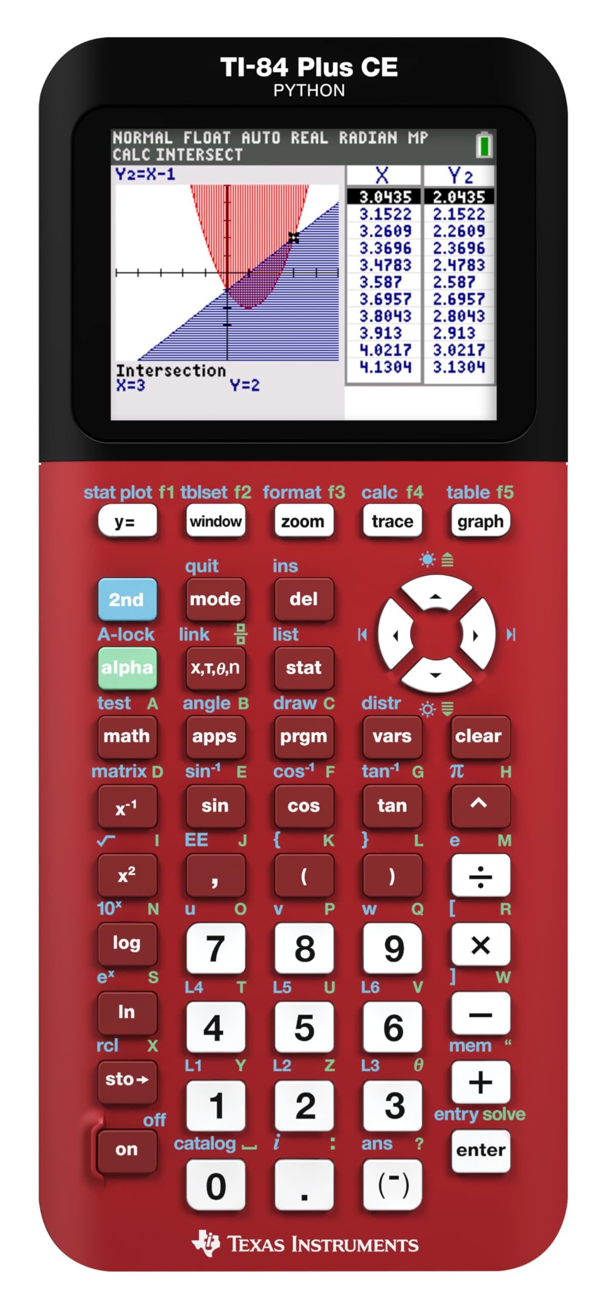 Texas Instruments TI-84 Plus CE Color Graphing Calculator, Black