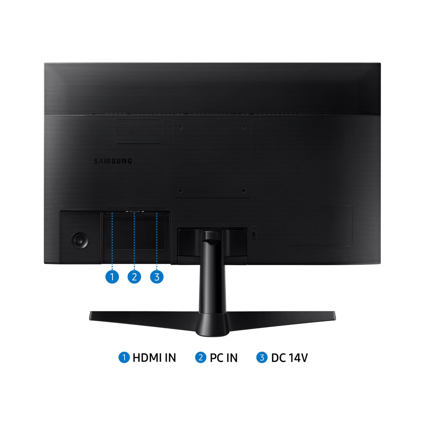 Samsung 27' T35F Series FHD 1080p Computer Monitor, 75Hz, IPS Panel, HDMI, VGA (D-Sub), AMD FreeSync, Wall Mountable, Game Mode, 3-Sided Border-Less, Eye Care, LF27T350FHNXZA