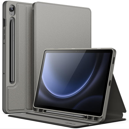 JETech Case for Samsung Galaxy Tab S10 Lite / S10 FE / S9 FE 10.9-Inch with S Pen Holder, Slim Folio Stand Protective Tablet Cover, Multi-Angle Viewing (Black)