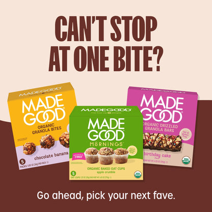 MadeGood Granola Variety Pack, Crunchy Squares, Bites, Bars, and Morning Bars for Breakfast and Healthy Snacking, Organic and Gluten Free, 36 Pack