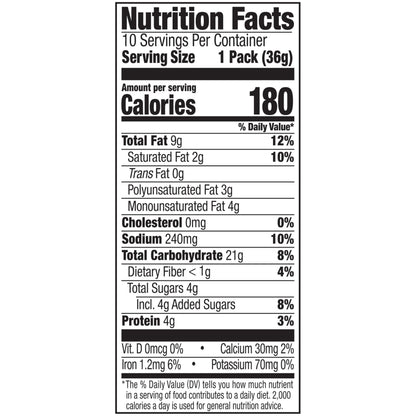 Lance Sandwich Crackers, Variety Pack, 3 Flavors, 20 Individually Wrapped Packs, 6 Sandwiches Each
