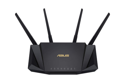 ASUS RT-AX3000 Ultra-Fast Dual Band Gigabit Wireless Router - Next Gen WiFi 6, Adaptive QoS, and AiProtection by Trend Micro | 1x WAN, 4X 1G LAN, 1x USB 3.0 - AiMesh Compatible