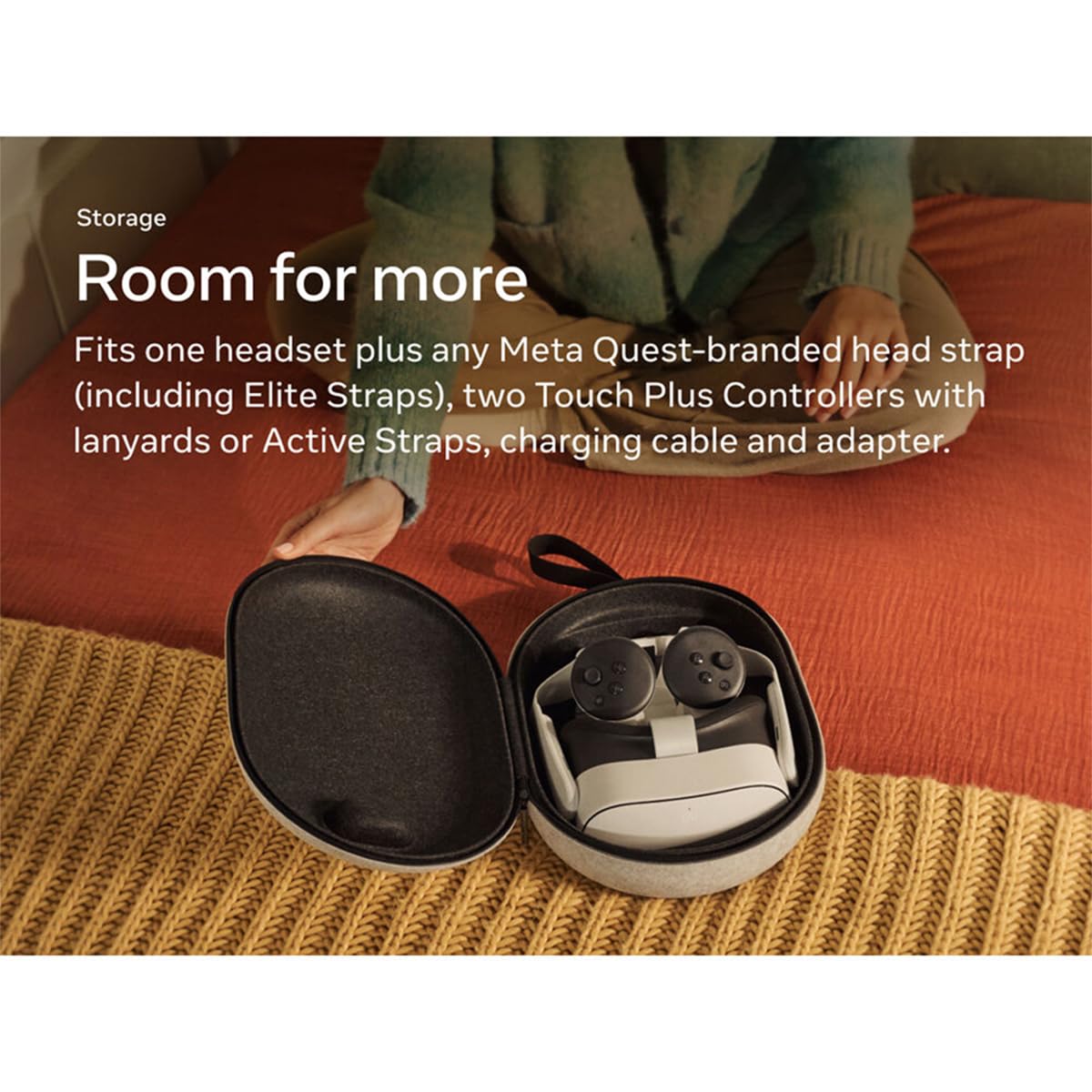 Meta Quest Elite Strap — Works with Meta Quest 3/3S — Premium Comfort and Weight Distribution — Adjustable, Ergonomic Fit — Reduces Pressure and Fatigue