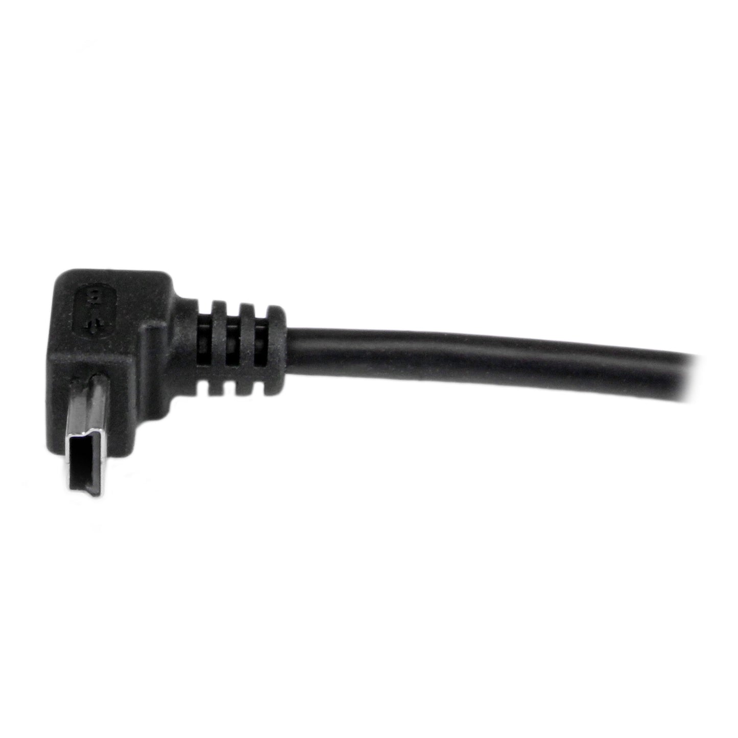 StarTech.com Down Angle Mini USB Cable - 2m - Black - USB A to Mini USB B - USB to Mini USB Cable - Mini USB Charger - USB A to Mini B (USBAMB2MD)