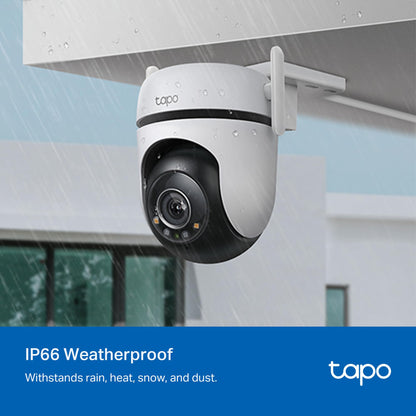 Tapo 1080P Outdoor Wired Pan/Tilt Security Wi-Fi Camera, 360° View, Motion Tracking, Works with Alexa & Google Home, Night Vision, Free AI Detection, Cloud & SD Card Storage(up to 512GB), Tapo C500…