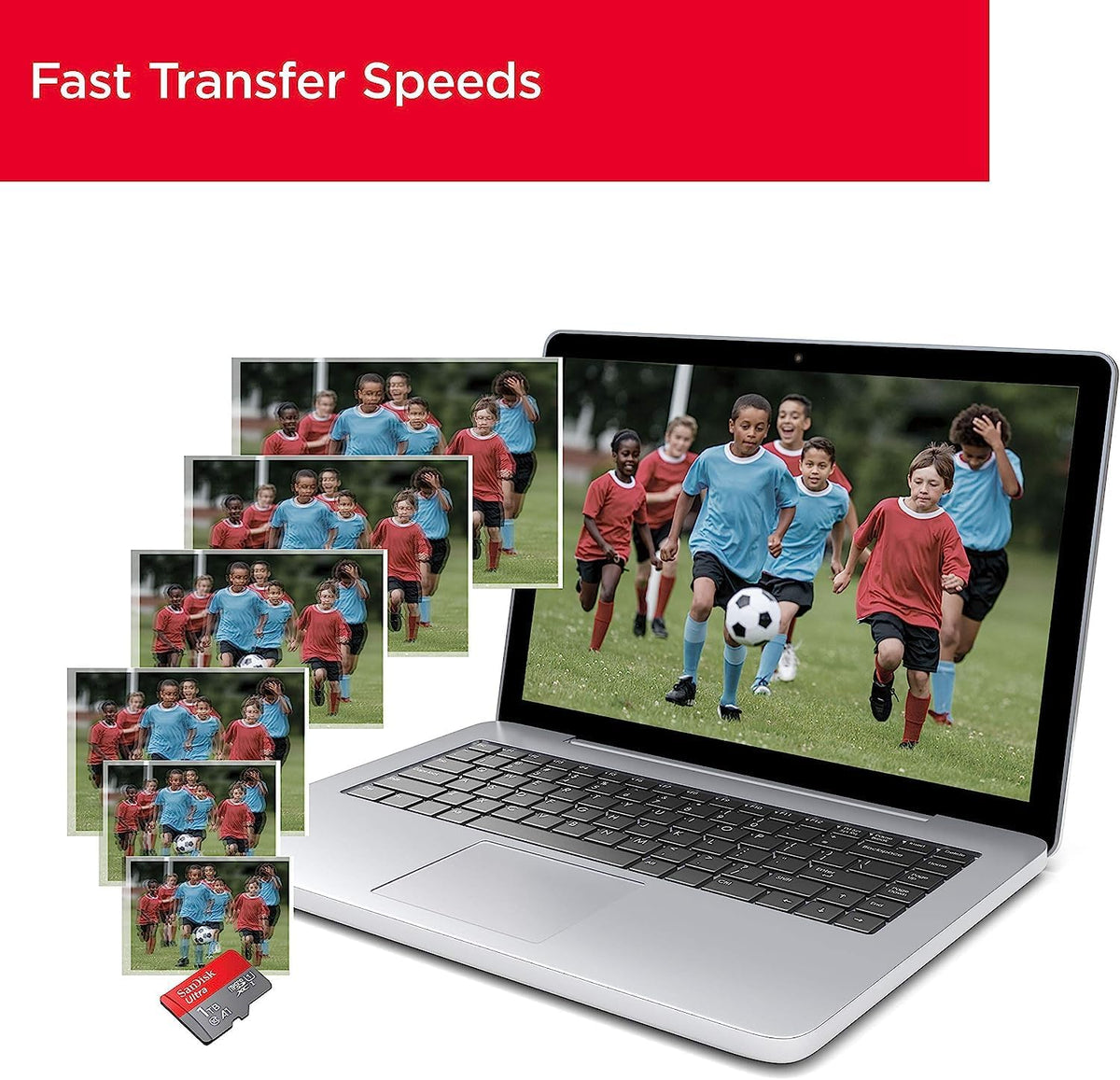 SANDISK 256GB Ultra microSD Card + Adapter, Up to 150MB/s Read Speeds