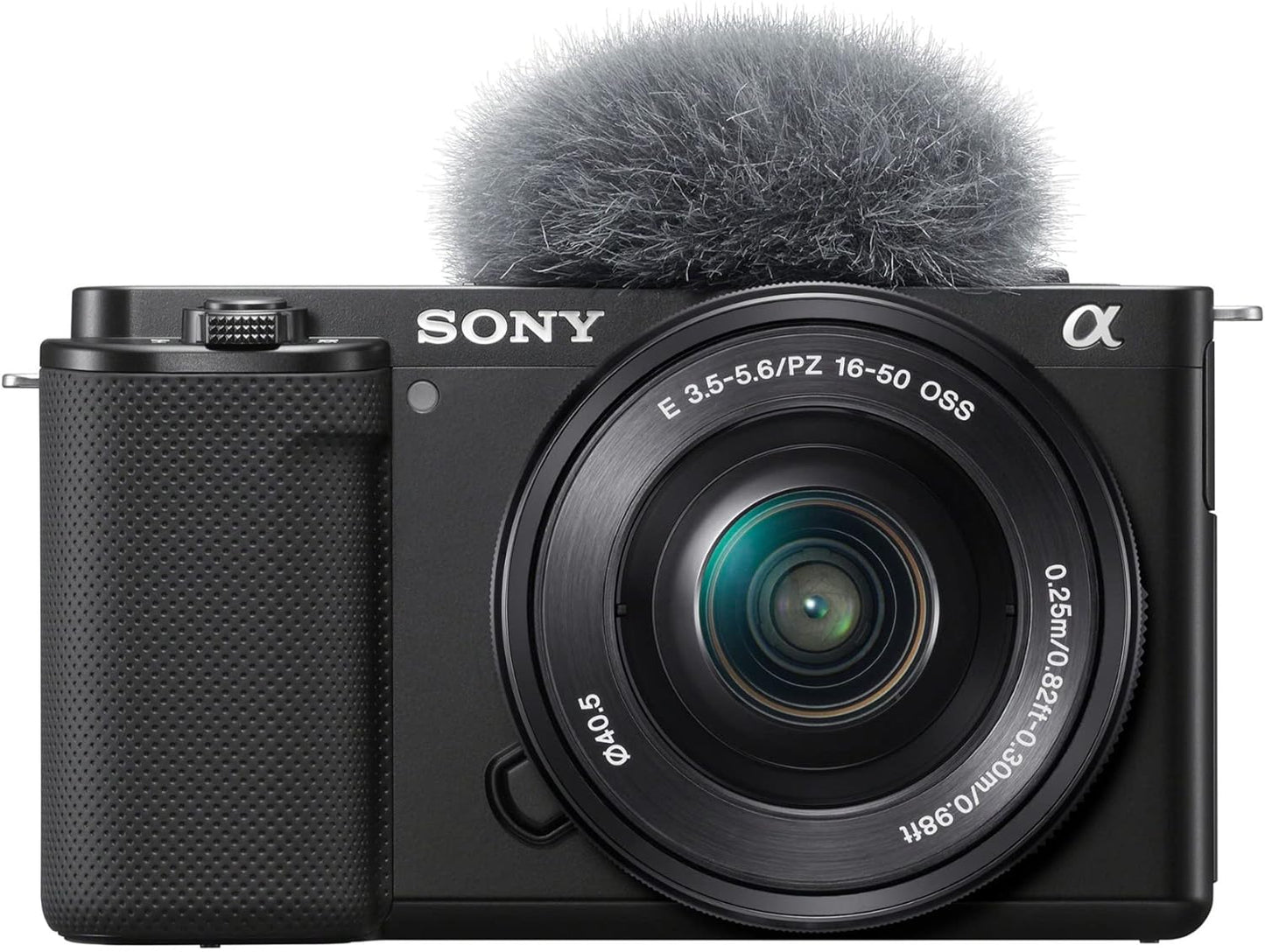Sony Alpha ZV-E10 - APS-C Interchangeable Lens Mirrorless Vlog Camera Kit - Black