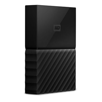 WD 5TB My Passport, Portable External Hard Drive, Black, backup software with defense against ransomware, and password protection, USB 3.1/USB 3.0 compatible - WDBPKJ0050BBK-WESN
