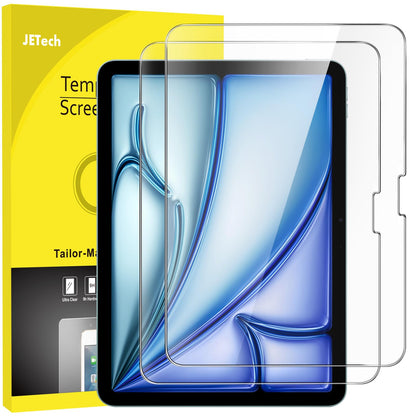 JETech Screen Protector for iPad (A16) 11th/10th Generation (2025/2022), 9H Tempered Glass Film, HD Clear, 2-Pack