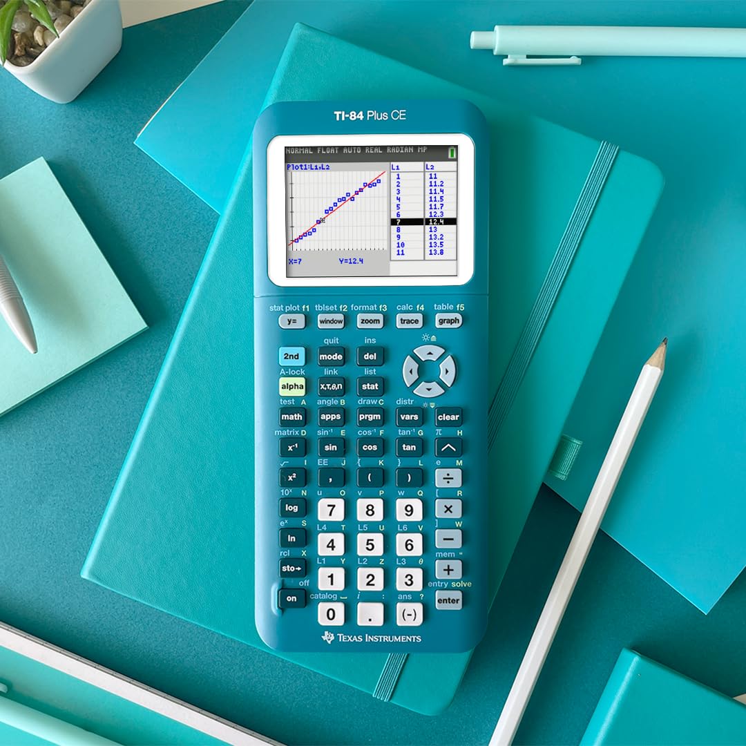 Texas Instruments TI-84 Plus CE Color Graphing Calculator, Black