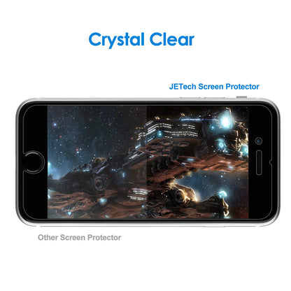 JETech Screen Protector for iPhone 17e (2026) / iPhone 16e / iPhone 14, Tempered Glass Film, 6.1-Inch Display, 3-Pack