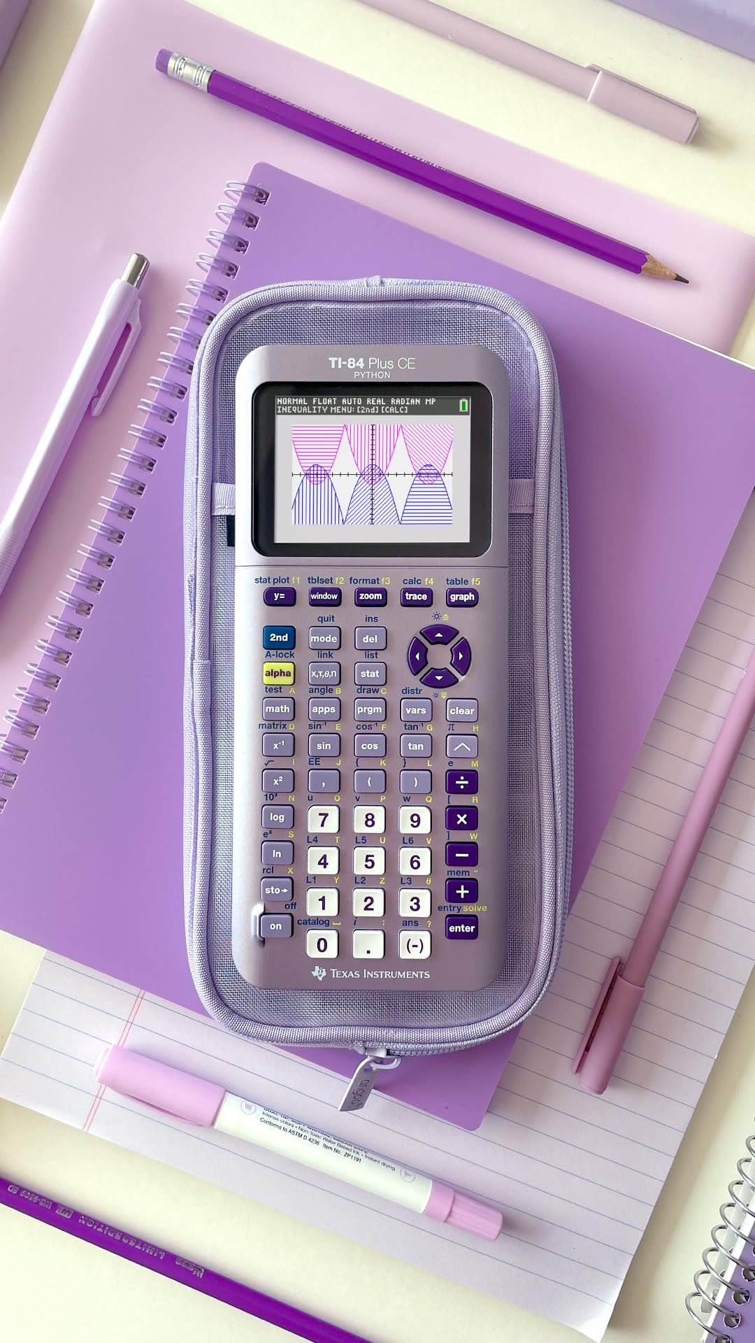 Texas Instruments TI-84 Plus CE Color Graphing Calculator, Black