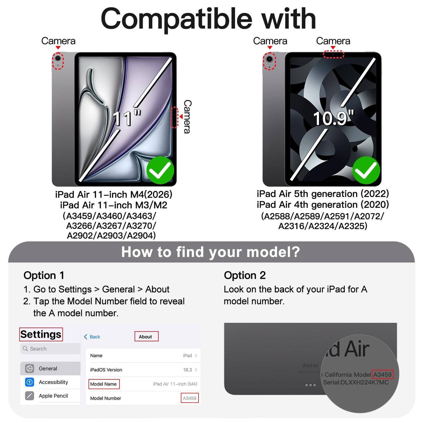 JETech Case for iPad Pro 11-Inch 2022/2021/2020 Model (4th/3rd/2nd Generation), Soft TPU Transparent Slim Shockproof Tablet Cover, Support Pencil 2nd Charging (Clear)