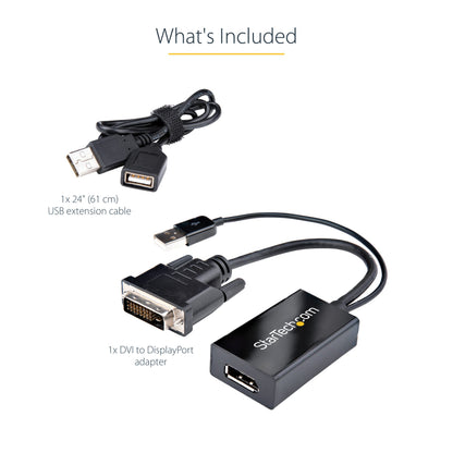 StarTech Use This Dvi to Displayport Converter to Connect Your Dvi Computer to A Dp Monit